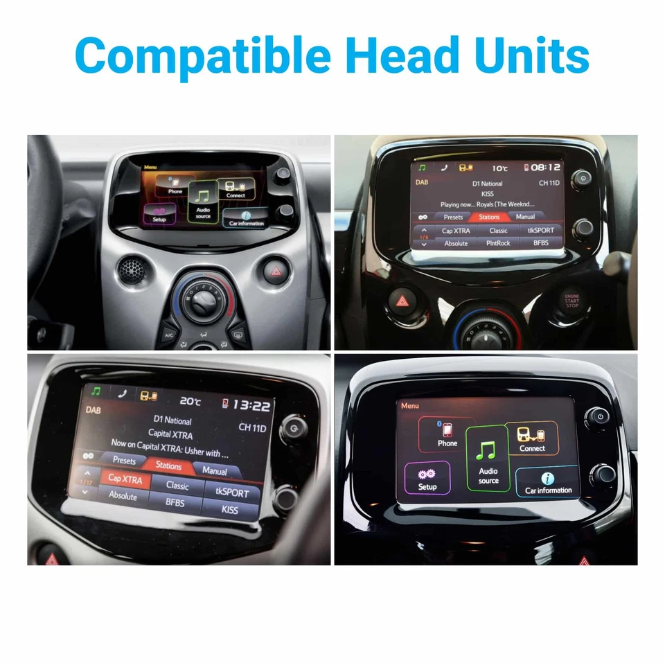 Toyota Aygo Citroen Peugeot Reverse Camera Kit With 8 Pin Cable Wire Harness - Image 3 of 4