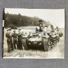 1938 Vintage Czechoslovakia Tanks Maneuvering WW2 Press Photograph Daily Times