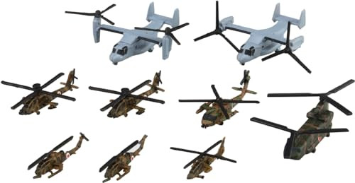 Aoshima 1/700 N0.556 Ground Self-Defense Force Helicopter Set Model Kit Japan - Picture 1 of 6