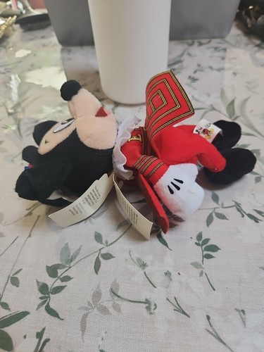 Pre-Owned Walt Disney World ENGLISH MICKEY Bean Bag Plush Toy, 8" - Picture 8 of 10