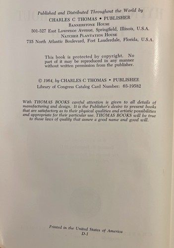 F L Marcuse / Hypnosis Throughout the World 1st Edition 1964 - Picture 4 of 6
