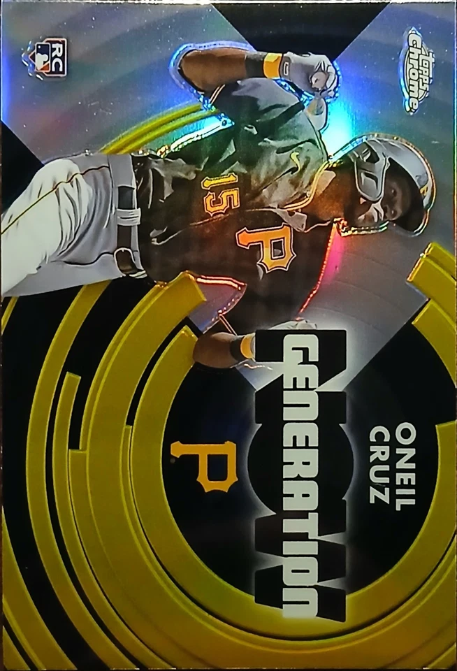 2022 Panini Prizm Rookie Auto Oneil Cruz Pittsburgh Pirates Silver SP Lot (6) - Image 3 of 4