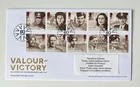 GB 2025 FDC Valour And Victory Stamp Set First Day Cover With Tallents Pmk