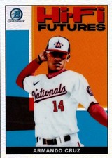 2022 Bowman Chrome #HIFI-24 Armando Cruz Hi-Fi Futures Gold Refractors