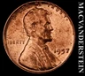 1957 Lincoln Wheat Cent - Choice Gem Brilliant Uncirculated No Reserve #L5037