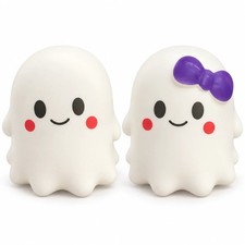 Jumbo Ghost Squishy Toy Stress Relief Sensory Fidget Halloween Kids Gift