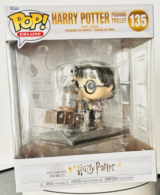 Funko Pop Deluxe Harry Potter Pushing Trolley #135 Wizarding World Vinyl Figure
