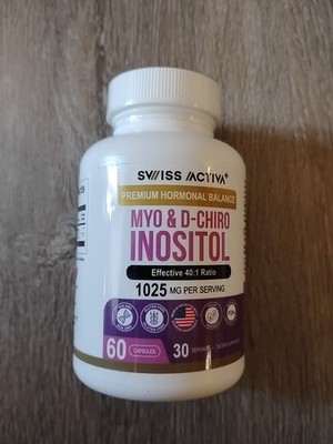 Swiss Activa+ Myo Inositol Supplement & D-Chiro Inositol Supplement - Premium...