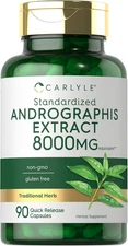 Andrographis Paniculata Capsules | 8000Mg | 90  | Herb Extract Supplement | Non-