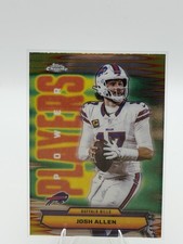 2025 Topps Chrome Football Josh Allen Power Players