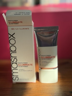 Smashbox Photo Finish Illuminate Glow Primer Makeup Vit C Full Size 1oz/30ml NIB