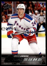 2015-16 UPPER DECK YOUNG GUNS Oscar Lindberg Rookie New York Rangers #234