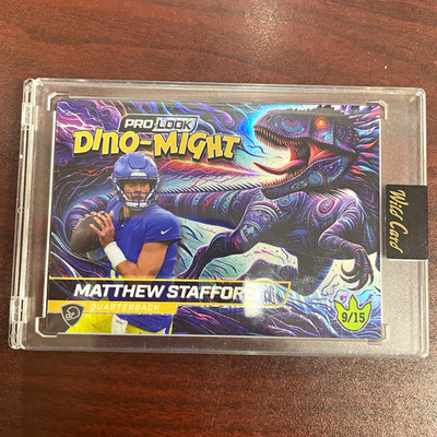 Wild Card 2025 Pro-Look Dino-Might Matthew Stafford Rams Illumination #9/15