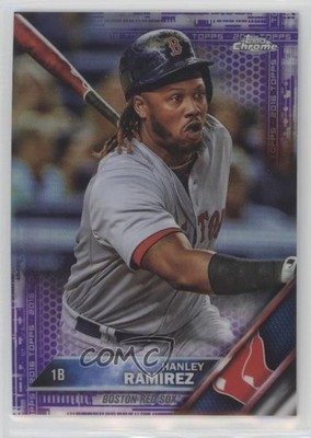 2016 Topps Chrome Purple Refractor 239/275 Hanley Ramirez #180 fm0