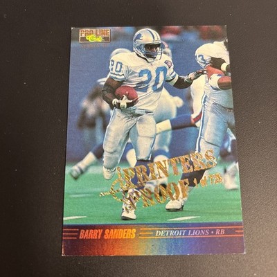 1995 Classic Pro Line Series II - Barry Sanders #II-14 Printers Proof /725
