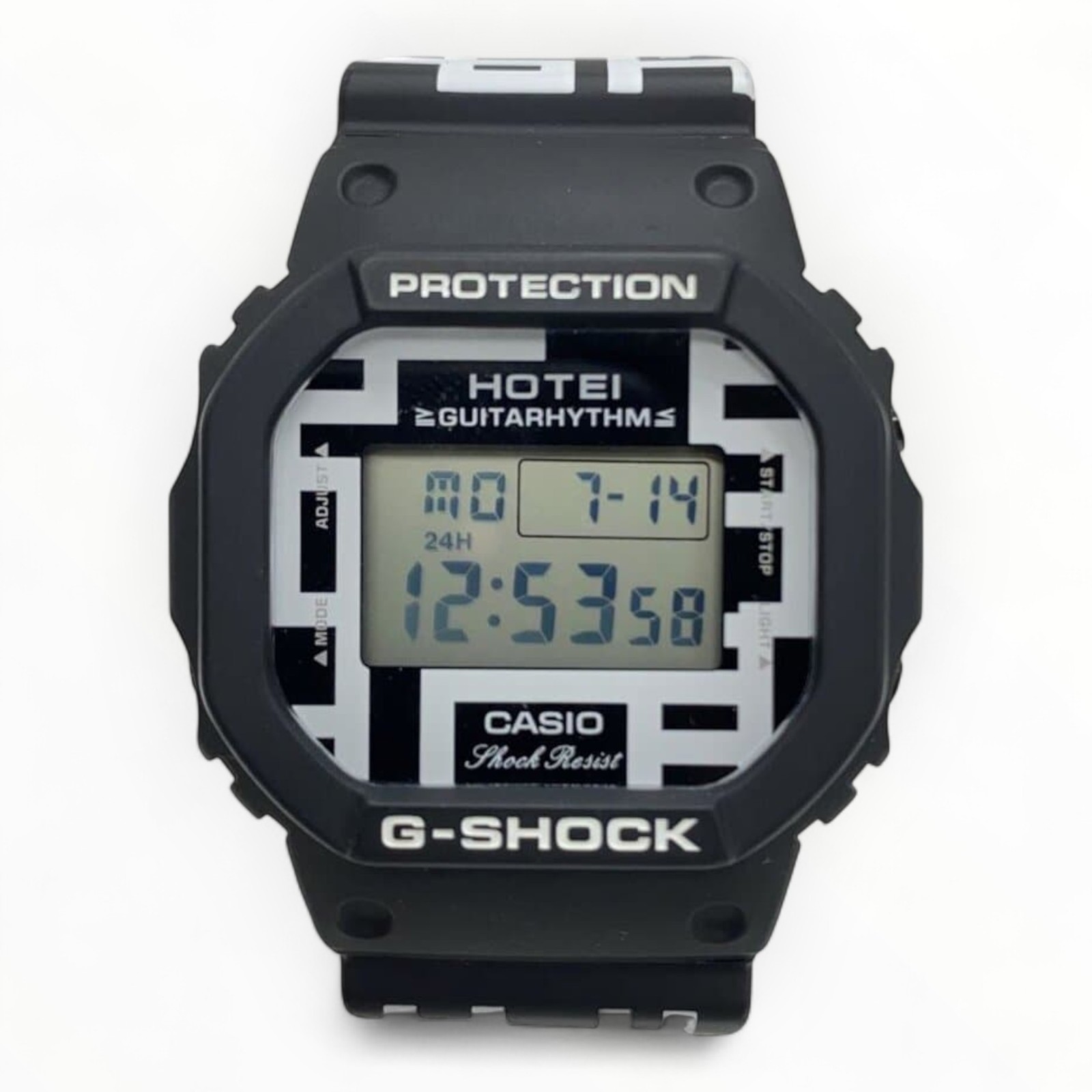 CASIO Digital Quartz Men's Watch Black 1.97