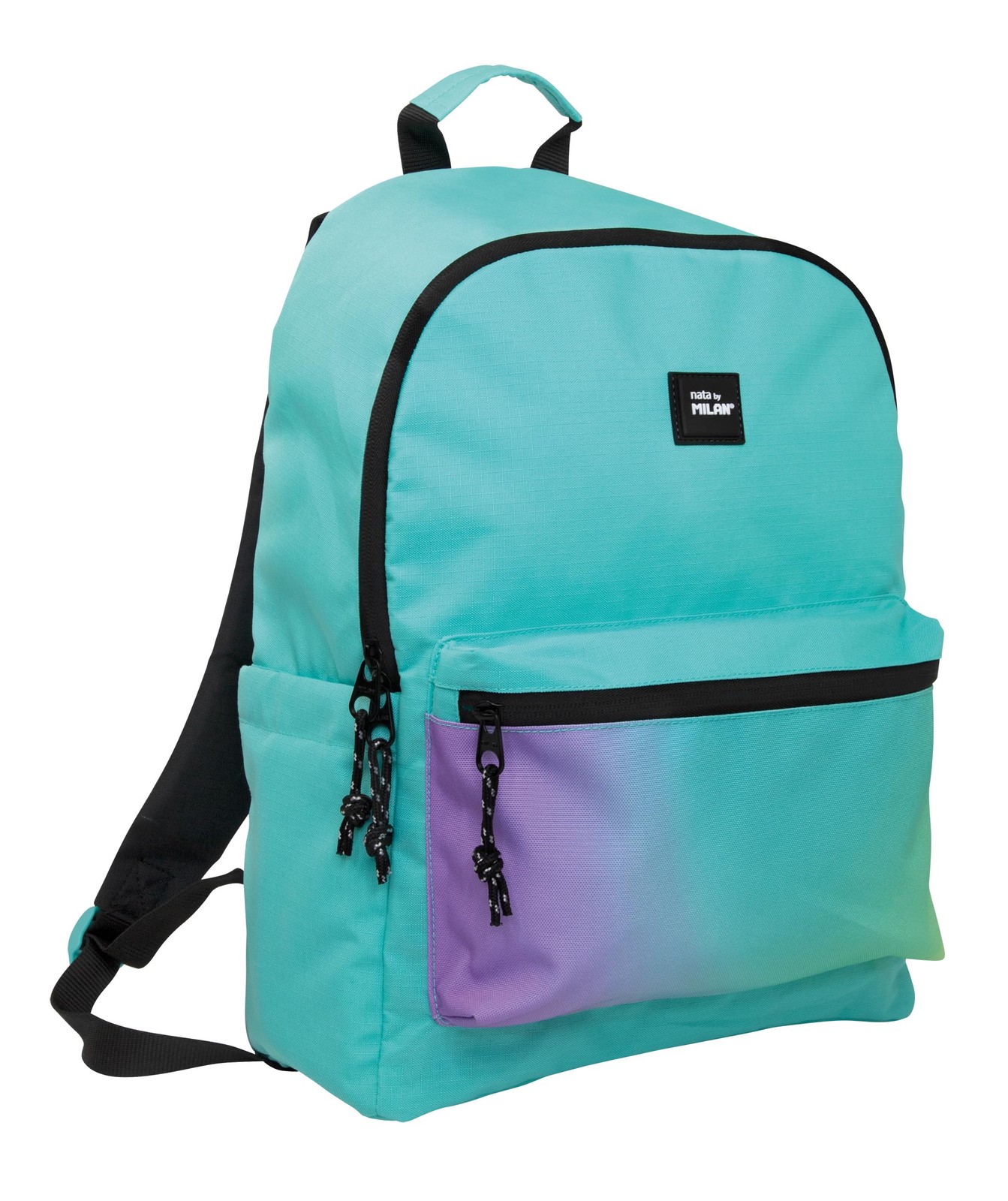 Sac à dos urbain classique Sunset vert anti-mal de dos avec dos rembourré respirant