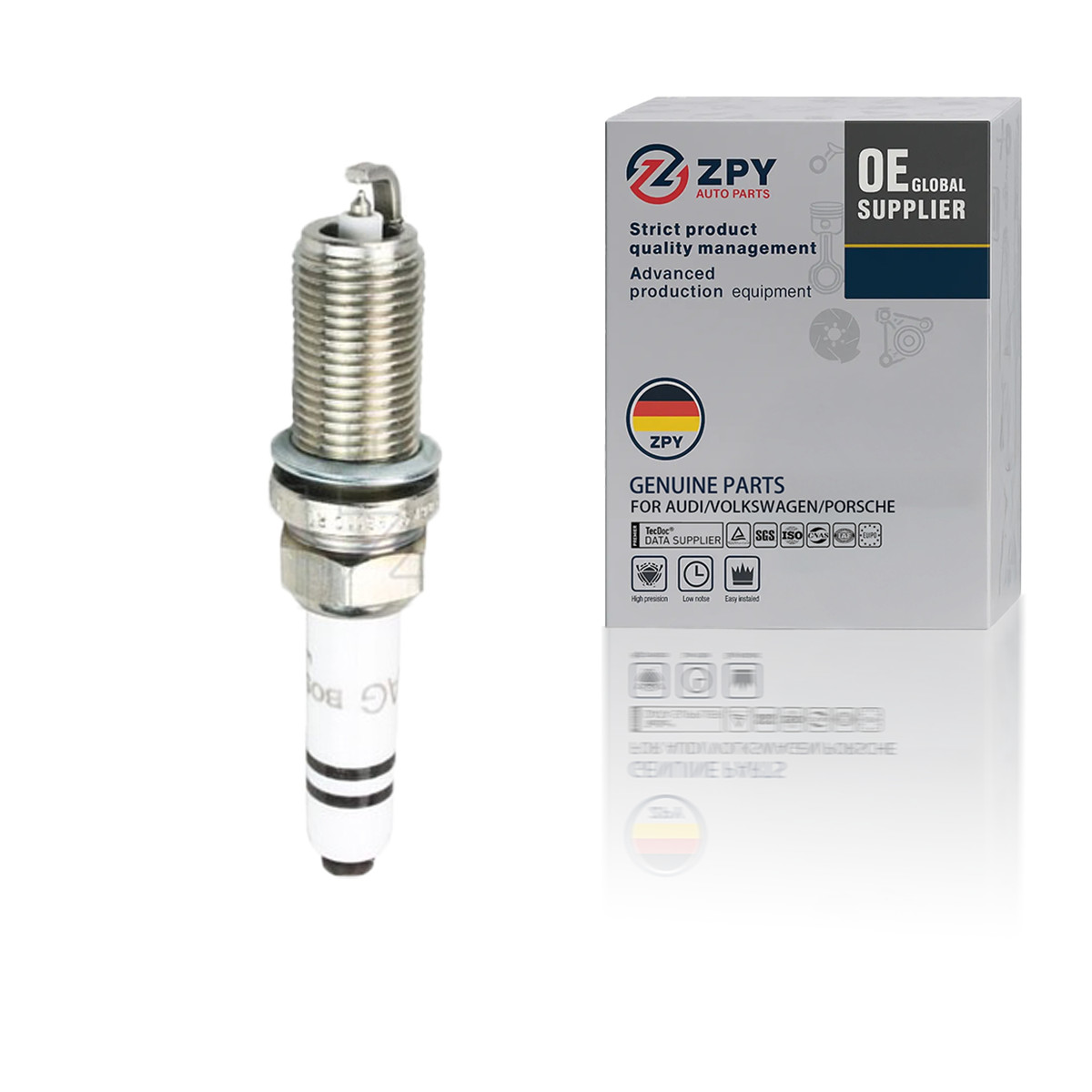 ZPY Spark Plugs Set For VW Golf Tiguan Audi A4 Engine Replacement 06K905611C
