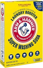 Arm & Hammer Super Washing Soda Detergent Booster & Household Cleaner, 55oz. 0.18 per gallon