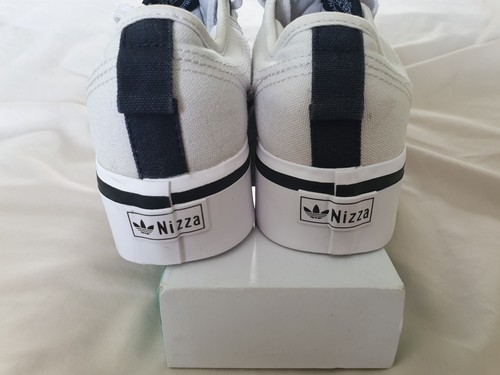 Adidas Nizza Platform Trainers Light Grey, Black Stripe UK Size 5 (EU 38) - Picture 5 of 13