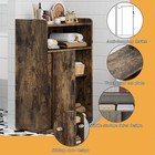 Storage Cabinet w/Sliding Door & 2 Adjustable Shelves Pantry Cabinet Organizer — photo 4