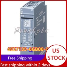 New Siemens 6ES7 135-6GB00-0BA1 6ES7135-6GB00-0BA1 ET 200SP Analog Output Module