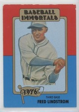 1980-84 SSPC Baseball Immortals 1st Printing Freddie Lindstrom Fred #156 HOF 3ud