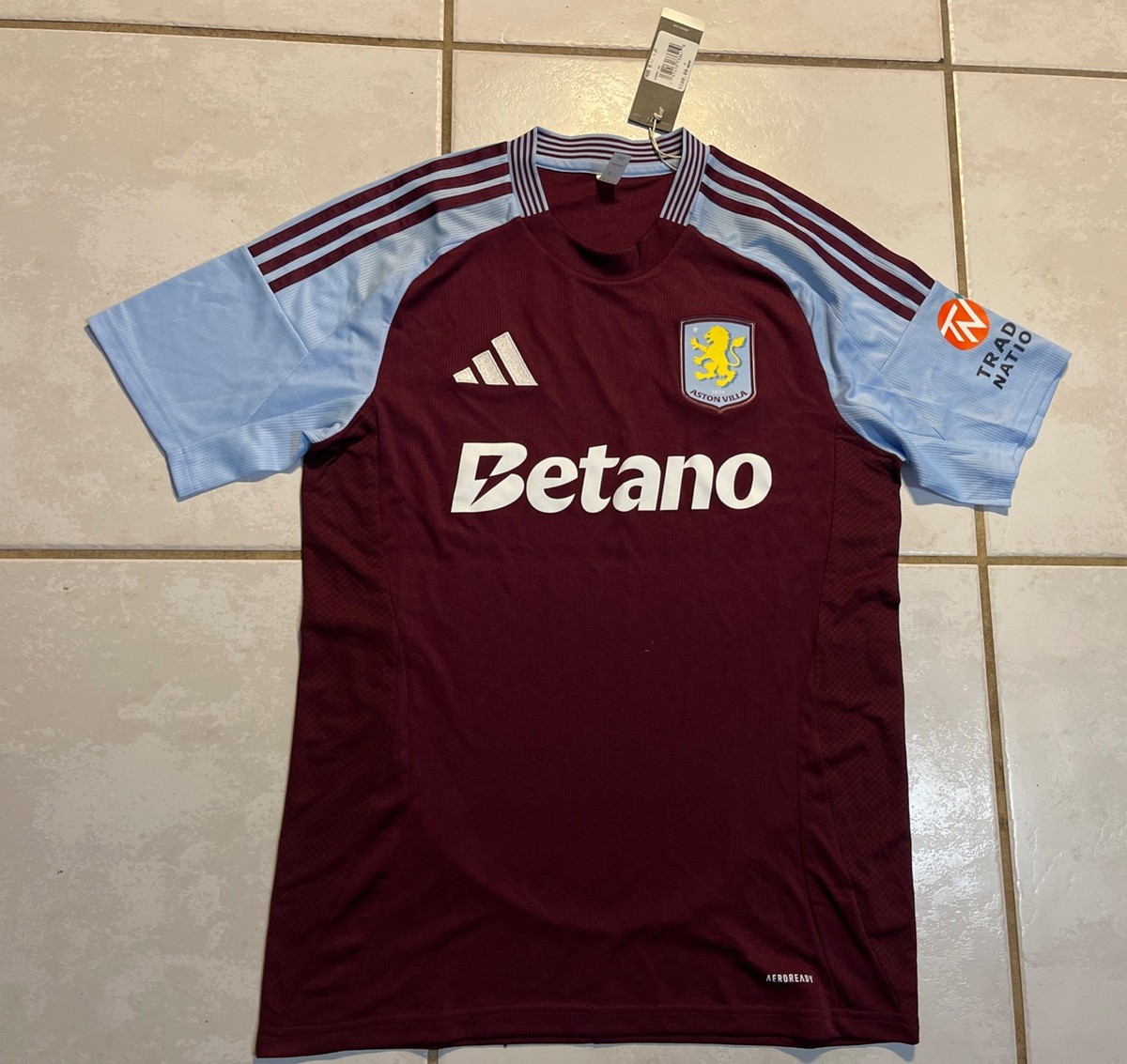 NWT ADIDAS Aston Villa FC 2024/2025 Jersey Men's XL JD1235 | eBay
