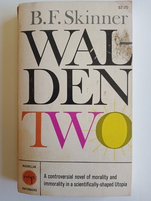 Waldon Two By B.F. Skinner, Macmillan Paperbacks Edition 1962
