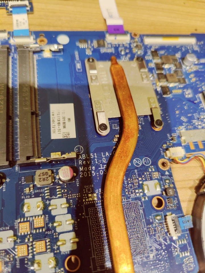 HP 255 G4 Mainboard AMD A8-7410 LA-C781P komplett getestet ohne Bios Passwort - Bild 2 von 4