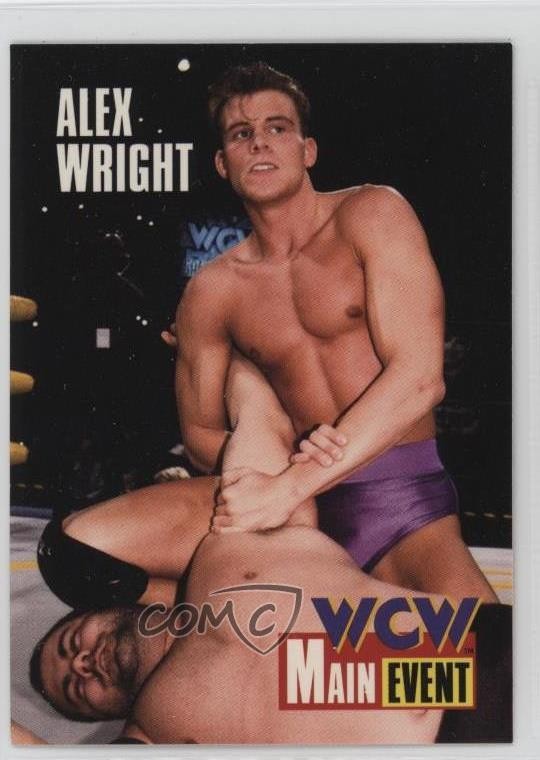 1995 CARDZ WCW Main Event Alex Wright #30 Rookie RC 0w6