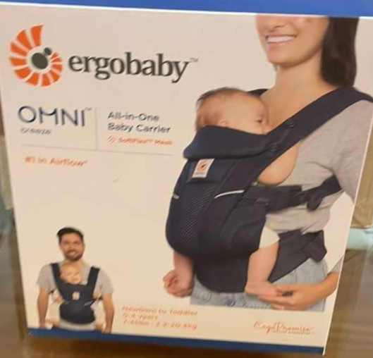 Ergobaby Omni Breeze Mesh All-in-One Baby Carrier MIDNIGHT BLUE| Brand New