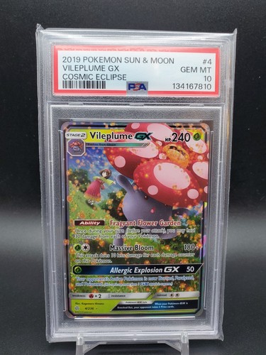 Vileplume-GX graded PSA 10 for sale on eBay