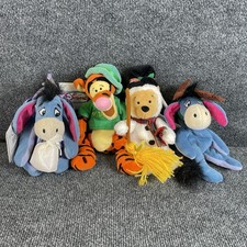 Disney Store Holiday Exclusive Winnie the Pooh Eeyore Tigger Stuffed Plush Lot