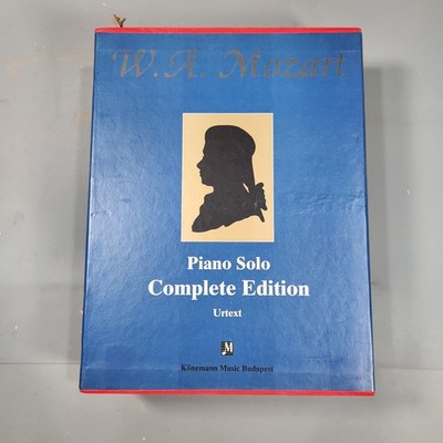 Wolfgang Amadeus Mozart Piano Solo 4 Book Set Konermann Budapest EUC