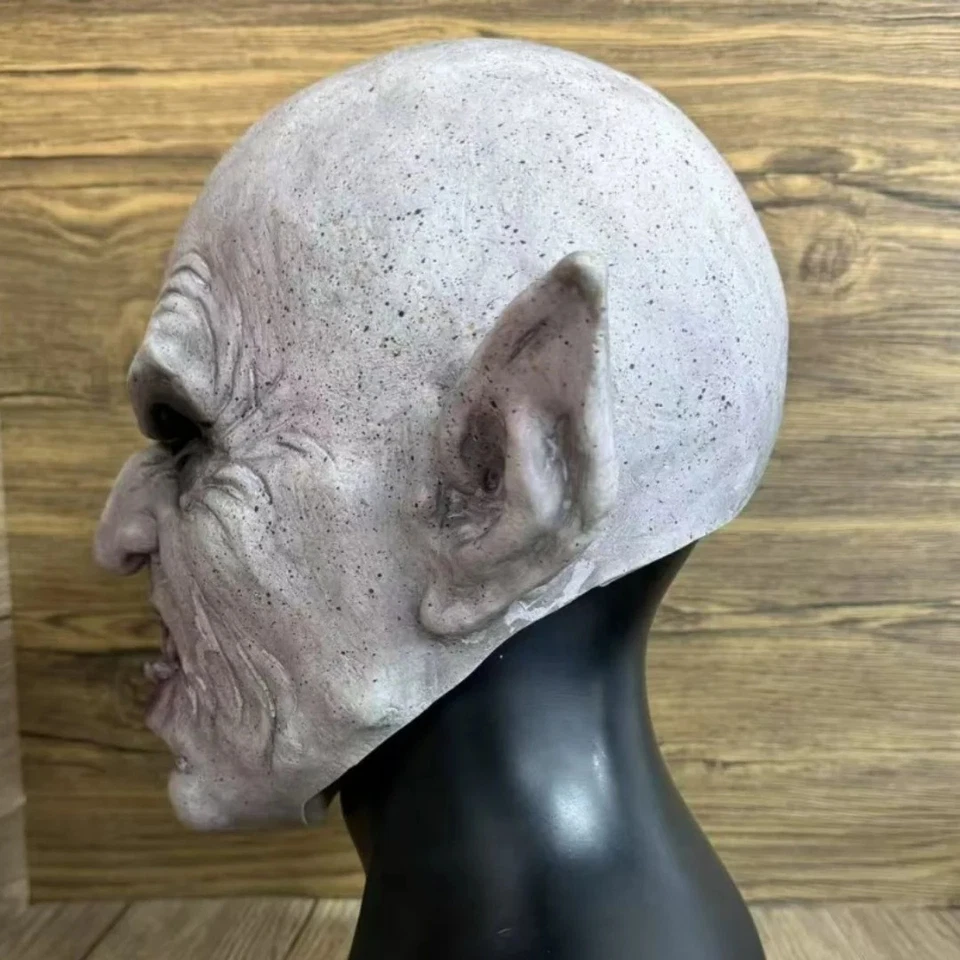 Vampir Latex Maske Grau Horror Halloween Cosplay Party Dekoration - Bild 3 von 4