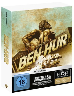 Ben Hur 1959 Ultimate Collector's Edition 4K UHD Blu-ray Bonus Deutsch Neu OVP