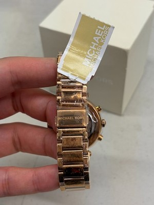 【P.A.R.I.S 】MICHAEL KORS 腕時計 フレームセット Michael Kors Parker Chronograph Rose Gold Tone Ladies Watch