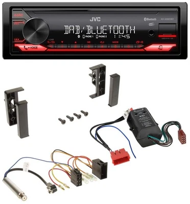 JVC Bluetooth USB DAB MP3 Autoradio für Audi A2 A3 8L A6 C5 A4 B5 Bose Aktivsyst - Bild 1 von 4