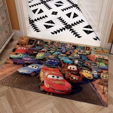 Disney Cars Characters Print Door Mat Kitchen / Bathroom With Non-slip Backing