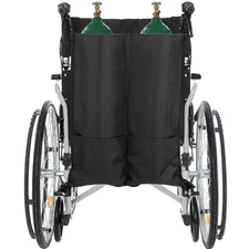 Dual Oxygen Tank Holder for Wheelchiars, Oxygen Cylinder Bag with Adjustable ...
