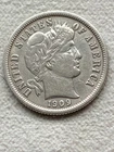 1909 O Barber dime a extra fine coin mint B/U .plus a surprise