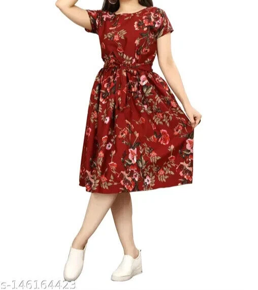 Frock Top Party Wear Kurta Min Skirt One Piece Dress Women Free Shipping3 |  eBay