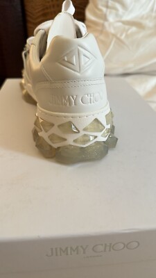Jimmy Choo Diamond x Strap Crystal Embellished Low Top Sneaker