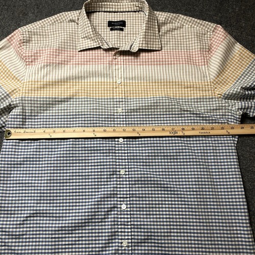 Bugatchi Mens Shirt 3XL Button Down Long Sleeve - Picture 5 of 11
