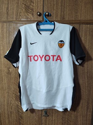 FC Valencia CF Nike Football Shirt Home 2003/2004 Soccer Jersey