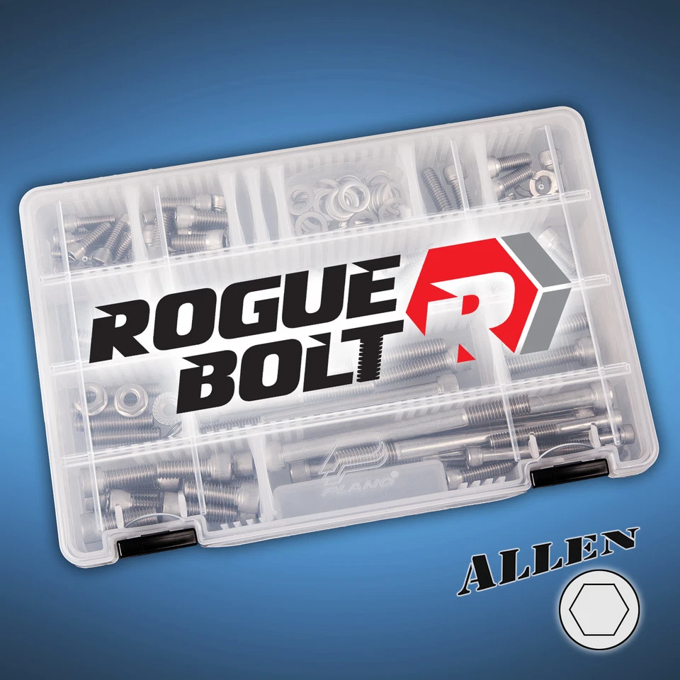 JUEGO DE PERNOS ALLEN MOTOR ACERO INOXIDABLE AMC / JEEP V8 290 304 343 360 390 401 Foto 2 de 2