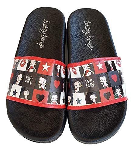 Betty Boop Adult Women Flip-Flop Thong Wedges Slides Sandals - Picture 1 of 48