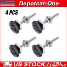 4pcs Quick Release Fasteners Kit For Car Trunk Fender Hatch Lid Aluminum Bumper 4pcs Quick Release Fasteners Kit For Car Trunk Fender Hatch Lid Aluminum Bumper