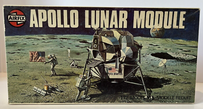 Modèle Rare Airfix 1:72 Apollo Saturn Lunar Module – Édition Vintage France